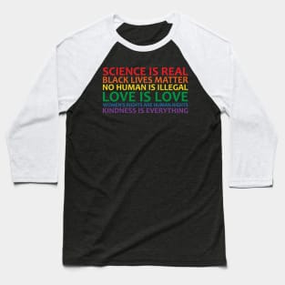 Human Rights & World Truths Baseball T-Shirt